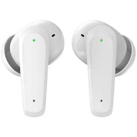 SPC Auriculares Bluetooth Ether 2 Pro con Estuche de Carga, Autonomía 6.5h, Cancelación de Ruido ANC/ENC, Modo Juego, Doble Conectividad, Blancos. Ref: 4624B