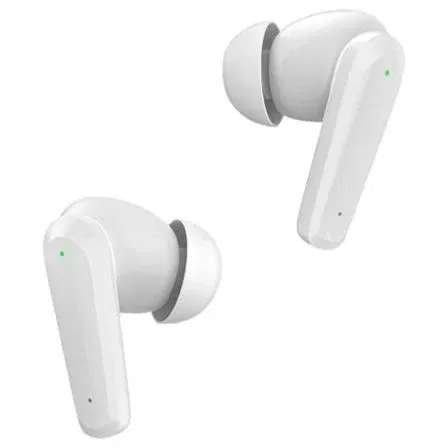 SPC Auriculares Bluetooth Ether 2 Pro con Estuche de Carga, Autonomía 6.5h, Cancelación de Ruido ANC/ENC, Modo Juego, Doble Conectividad, Blancos. Ref: 4624B