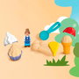 Playmobil Playmobil Junior Sand Heladería Juego de Helados Juguete para Niños 1-4 Años