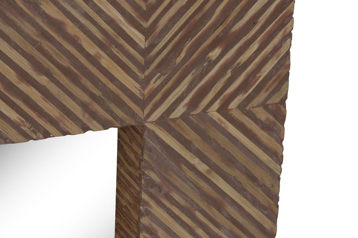 DKD Home Decor Espejo Indo 1c25 Terracota Beige Bambú Resina 75 x 150 x 5.5 cm DKD Home Decor Espejo Indo 1c25 Terracota Beige Bambú Resina 75 x 150 x 5.5 cm