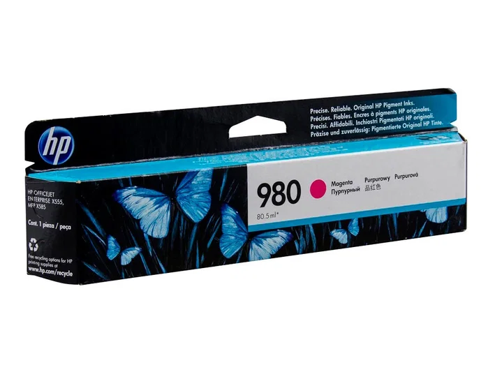 HP 980 Magenta Cartucho de Tinta Original (D8J08A)