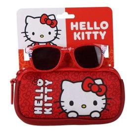 Cerdá Set de Gafas de Sol Hello Kitty con Funda Rojo