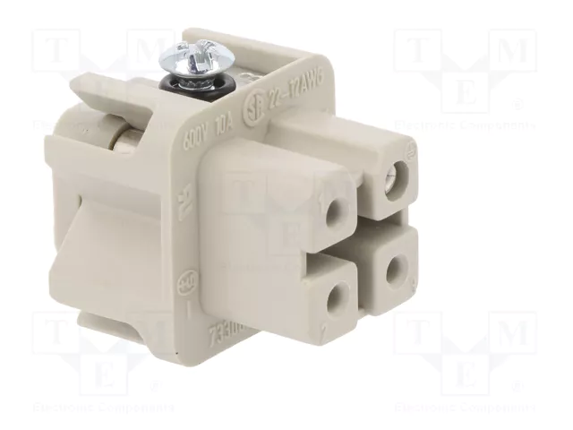 WIELAND Conector HDC Hembra Tamaño 3 de 4 Pines