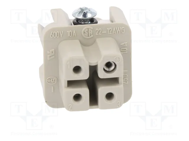 WIELAND Conector HDC Hembra Tamaño 3 de 4 Pines