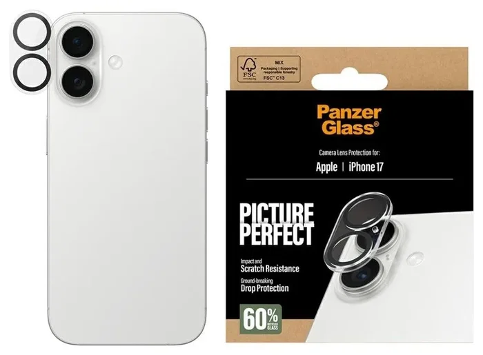 PanzerGlass PicturePerfect Protector de Lente de Cámara para iPhone 17