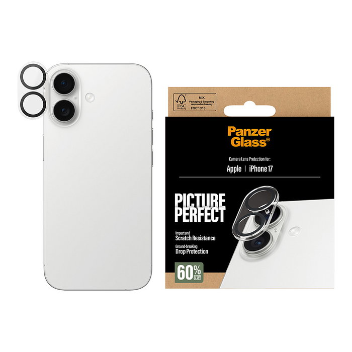 PanzerGlass PicturePerfect Protector de Lente de Cámara para iPhone 17
