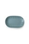 Hermia X00017602 Juego de Platos de Gres Cerámico, Color Azul, 2 Piezas (25 x 15 cm)
