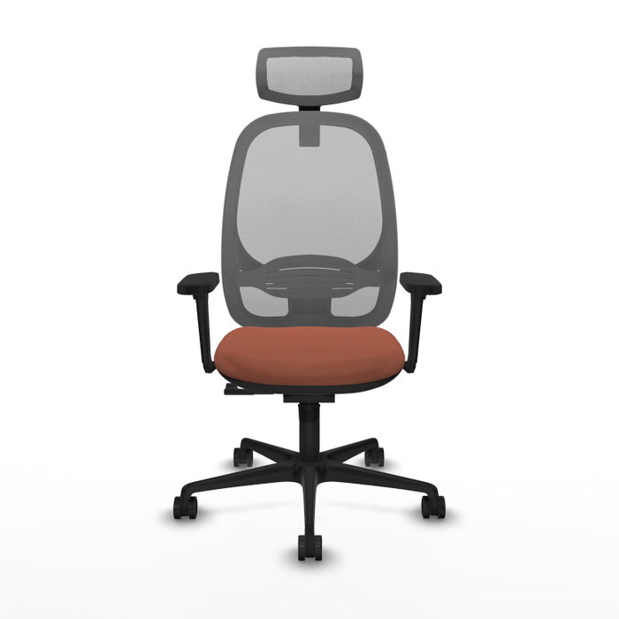 PIQUERAS Y CRESPO Silla de oficina Cilanco con mecanismo Sincro, Marrón y Gris PIQUERAS Y CRESPO Silla de oficina Cilanco con mecanismo Sincro, Marrón y Gris