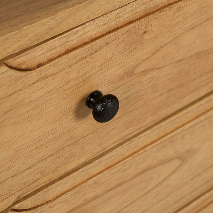 Ixia Aparador de Salón en Madera de Mindi Natural 130 x 40 x 80 cm Ixia Aparador de Salón en Madera de Mindi Natural 130 x 40 x 80 cm