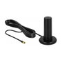 DeLOCK Antena 5G LTE Omnidireccional con Base Magnética y Cable RF195 3 m - Negro