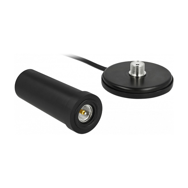 DeLOCK Antena 5G LTE Omnidireccional con Base Magnética y Cable RF195 3 m - Negro