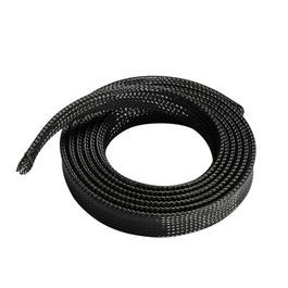 Aisens Organizador de Cables En Espiral Negro 20 mm - 1.0 Metro para Gestión de Cableado