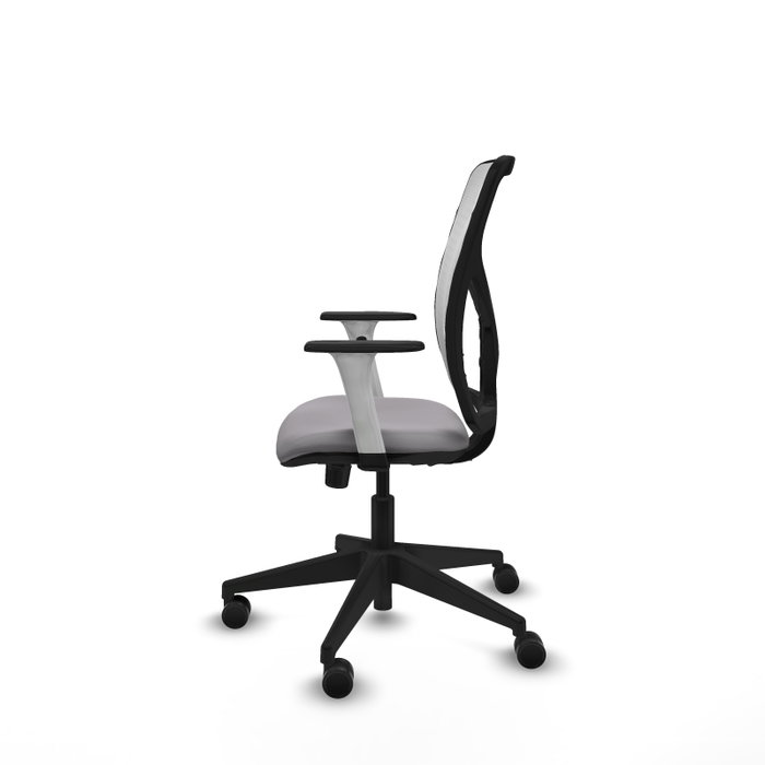 PIQUERAS Y CRESPO Silla de oficina Motilla con mecanismo Sincro, Gris y Blanco PIQUERAS Y CRESPO Silla de oficina Motilla con mecanismo Sincro, Gris y Blanco