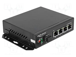 DeLOCK Switch Gigabit Ethernet 4 Puertos RJ-45 + 1 SFP 87704