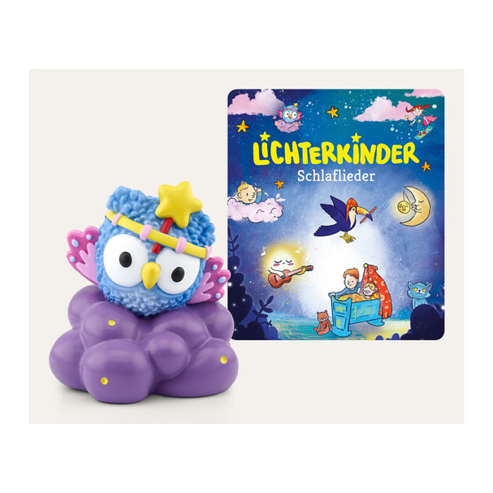 Tonies Lichterkinder - Schlaflieder (Musik) Juguete Musical con 23 Canciones, Compatible con Toniebox, 52 Min Reproducción, Edad 3+ Años, Azul/Violeta, Idioma Alemán