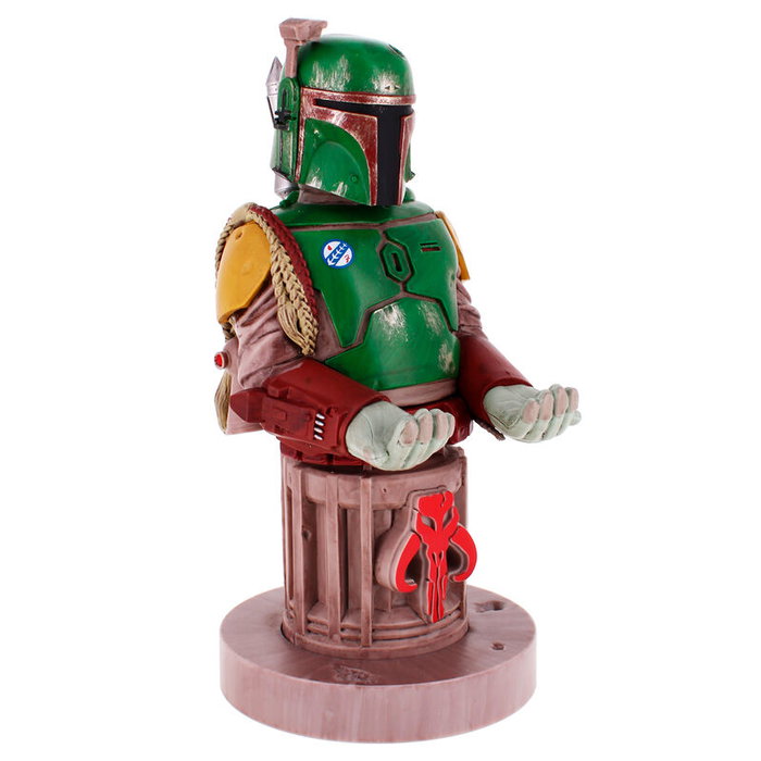 EXQUISITE GAMING Cable Guy Soporte Sujecion Figura Boba Fett Star Wars 20cm Compatible con Mandos y Smartphones EXQUISITE GAMING Cable Guy Soporte Sujecion Figura Boba Fett Star Wars 20cm Compatible con Mandos y Smartphones