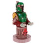 EXQUISITE GAMING Cable Guy Soporte Sujecion Figura Boba Fett Star Wars 20cm Compatible con Mandos y Smartphones