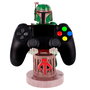 EXQUISITE GAMING Cable Guy Soporte Sujecion Figura Boba Fett Star Wars 20cm Compatible con Mandos y Smartphones