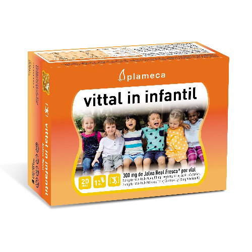 Plameca Vittal In Infantil Jalea Real 20 viales de 10 ml Plameca Vittal In Infantil Jalea Real 20 viales de 10 ml
