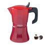 Oroley Petra Cafetera de Aluminio Roja de 9 Tazas