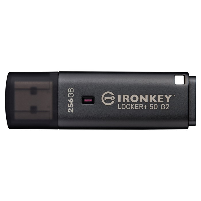 Kingston IronKey Locker Plus 50 G2 256GB - Memoria USB 3.2 Gen 1, Cifrado AES-256 FIPS 197, Negro, Velocidad Lectura 145 MB/s Kingston IronKey Locker Plus 50 G2 256GB - Memoria USB 3.2 Gen 1, Cifrado AES-256 FIPS 197, Negro, Velocidad Lectura 145 MB/s