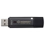 Kingston IronKey Locker Plus 50 G2 256GB - Memoria USB 3.2 Gen 1, Cifrado AES-256 FIPS 197, Negro, Velocidad Lectura 145 MB/s