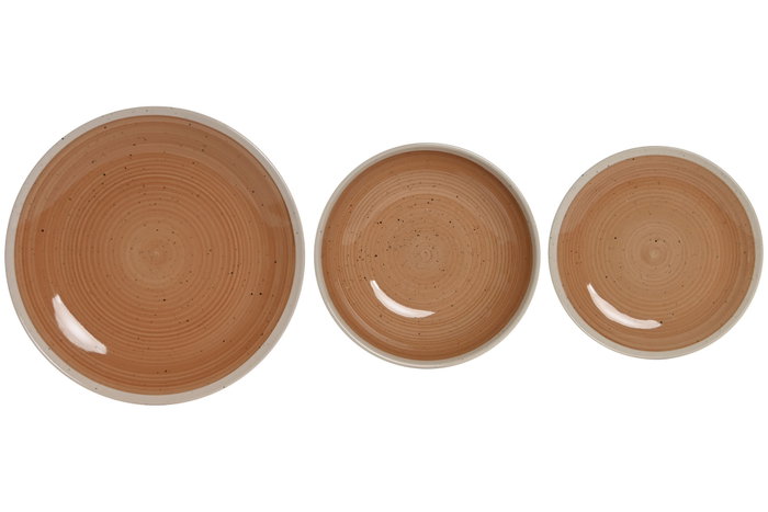 DKD Home Decor Set de Vajilla de Gres Naranja 18 Piezas DKD Home Decor Set de Vajilla de Gres Naranja 18 Piezas