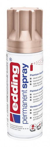 Edding 5200-937 Spray de Pintura Oro Rosa Blanco 200 ml para Lienzo Vidrio Metal Madera Plástico Edding 5200-937 Spray de Pintura Oro Rosa Blanco 200 ml para Lienzo Vidrio Metal Madera Plástico