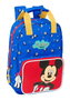 Mochila Escolar Mickey Mouse Clubhouse Good day Azul 20 x 28 x 8 cm