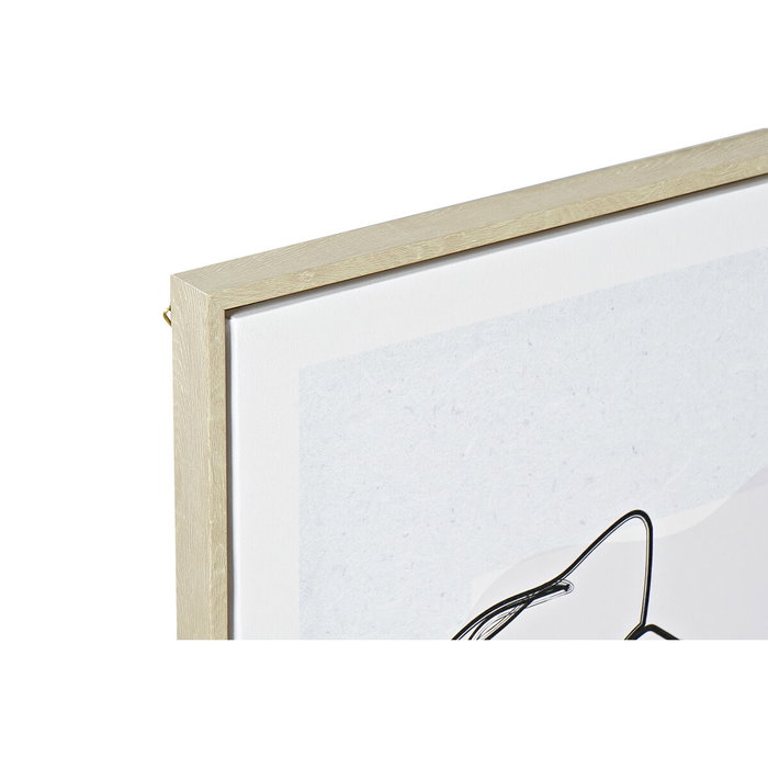 DKD Home Decor Cuadro Lienzo Cara Abstract Surtido de 4 Unidades (45x2,5x60 cm) de Colores Blanco, Rosa y Natural DKD Home Decor Cuadro Lienzo Cara Abstract Surtido de 4 Unidades (45x2,5x60 cm) de Colores Blanco, Rosa y Natural