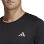 Camiseta de Manga Corta Hombre Adidas Run Icons 3S Negro 37