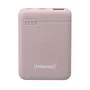 Intenso XS5000 Power Bank - Batería Externa 5000 mAh Polímero de Litio, Color Rosa, con USB Tipo-C y Micro-USB, Carga hasta 2 Dispositivos Simultáneamente