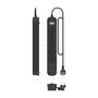 Aisens Regleta de Enchufes con 5 Tomas y Cargador USB 20W Negro