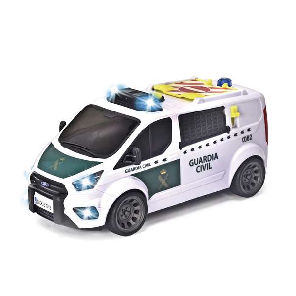 Smoby Coche Furgón de la Guardia Civil con Luces y Sonidos, 38 cm, Vehículo de Juguete para Niños a Partir de 3 Años