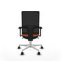 PIQUERAS Y CRESPO Silla de oficina Horna Naranja y Negro