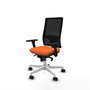 PIQUERAS Y CRESPO Silla de oficina Horna Naranja y Negro