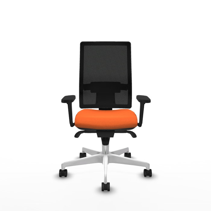 PIQUERAS Y CRESPO Silla de oficina Horna Naranja y Negro