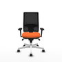 PIQUERAS Y CRESPO Silla de oficina Horna Naranja y Negro