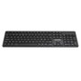 eSTUFF Teclado Inalámbrico de Tamaño Completo con Distribución Nórdica G220 - Teclas Silenciosas y de Perfil Bajo para Mayor Productividad y Conexión 2.4 GHz