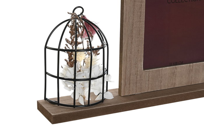 DKD Home Decor Marco Multifoto Shabby Natural Granate 42 x 5 x 24 cm (2 Unidades) DKD Home Decor Marco Multifoto Shabby Natural Granate 42 x 5 x 24 cm (2 Unidades)