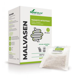 SORIA NATURAL Nat.Inf.18 Infusión con Sen, Malvavisco e Hinojo para el sistema digestivo - 20 Unidades