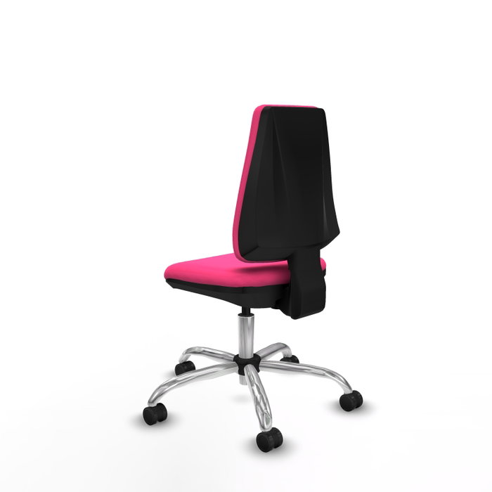 PIQUERAS Y CRESPO Silla de oficina Elche Rosa con mecanismo Contacto permanente