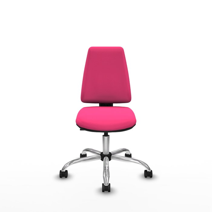 PIQUERAS Y CRESPO Silla de oficina Elche Rosa con mecanismo Contacto permanente
