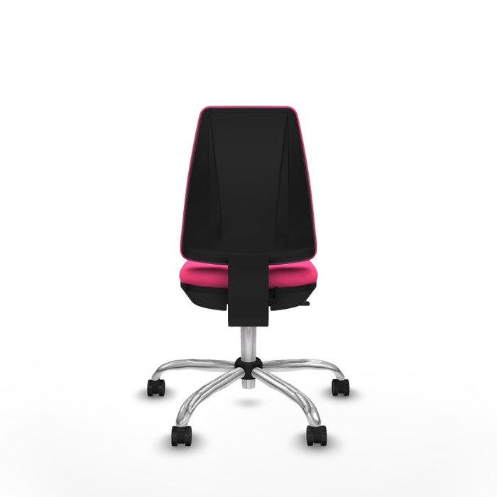 PIQUERAS Y CRESPO Silla de oficina Elche Rosa con mecanismo Contacto permanente