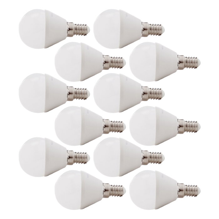 Pack 10 Lámparas LED SMD2835 E14 5W 410Lm Blanco Frío