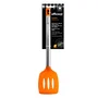 BRA A195002 Espátula de Cocina Efficient, Acero Inoxidable 18/10, Cabezal de Nylon y Silicona, Resistente a 200°C, 36.5 cm, 1 Unidad