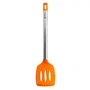 BRA A195002 Espátula de Cocina Efficient, Acero Inoxidable 18/10, Cabezal de Nylon y Silicona, Resistente a 200°C, 36.5 cm, 1 Unidad
