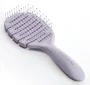 Muitomas HAIRBRUSHLVL - Cepillo Paleta para el Pelo Adulto con Cerdas Suaves, Desenreda el Cabello, Masajea el Cuero Cabelludo, Color Violeta