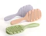 Muitomas HAIRBRUSHLVL - Cepillo Paleta para el Pelo Adulto con Cerdas Suaves, Desenreda el Cabello, Masajea el Cuero Cabelludo, Color Violeta