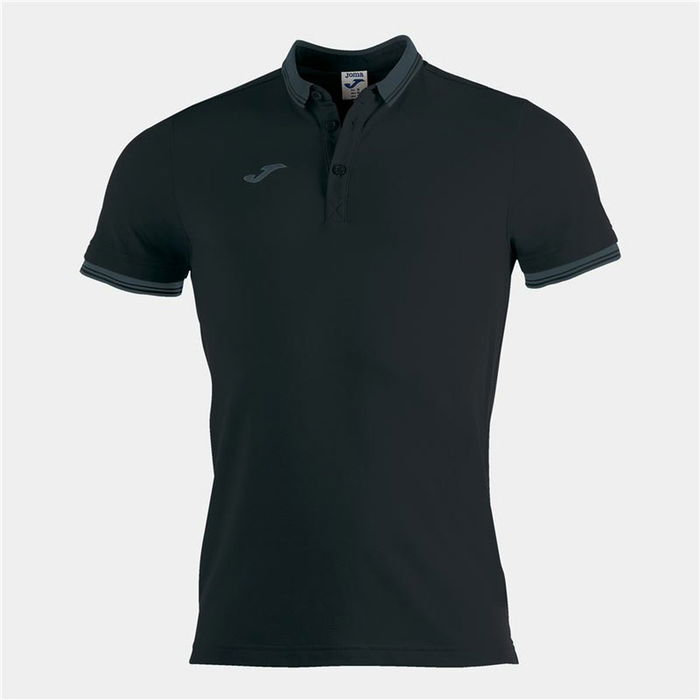 Polo de Manga Corta Hombre Joma Sport Bali II Negro